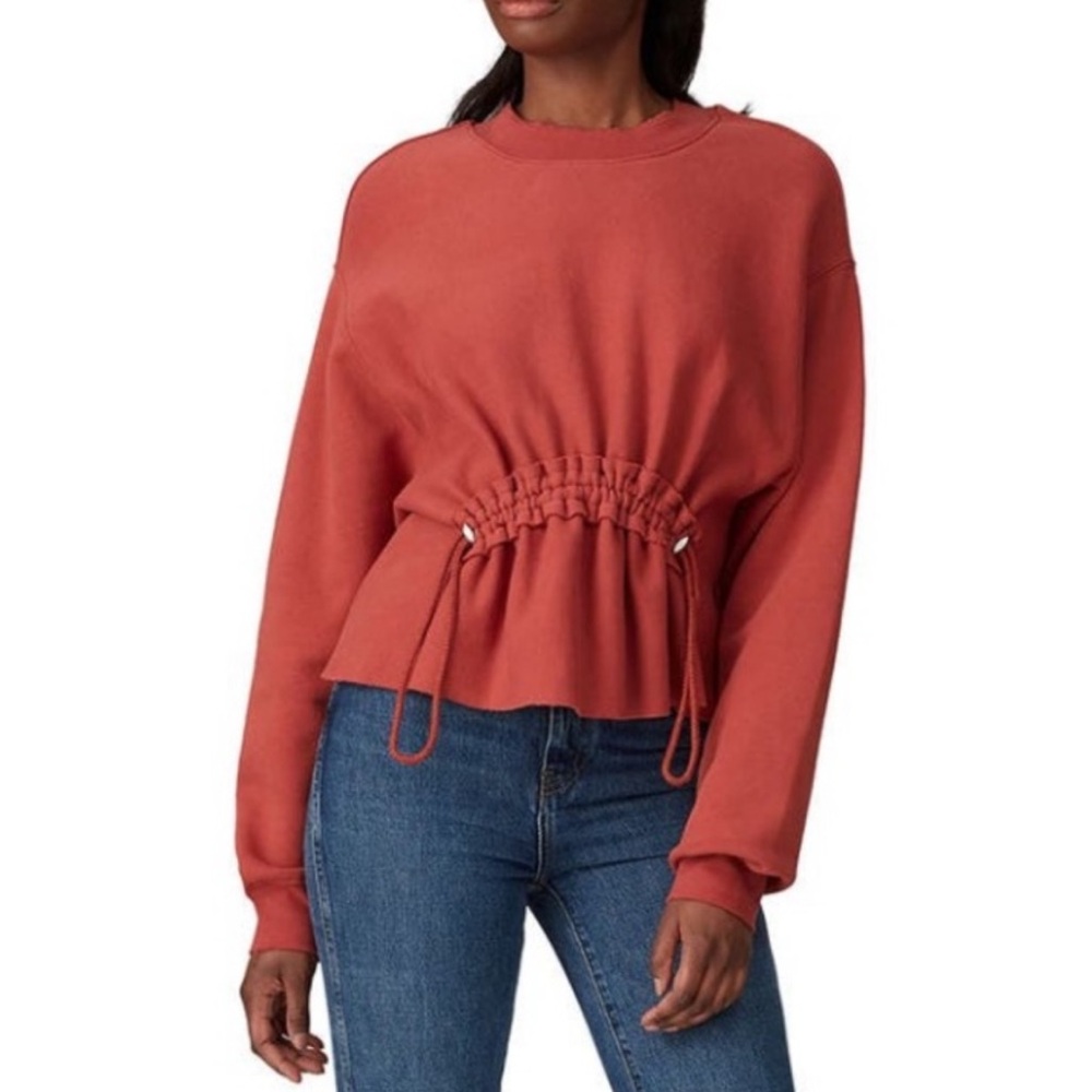 Current/Elliott Rust Drawstring Sweatshirt - image 7